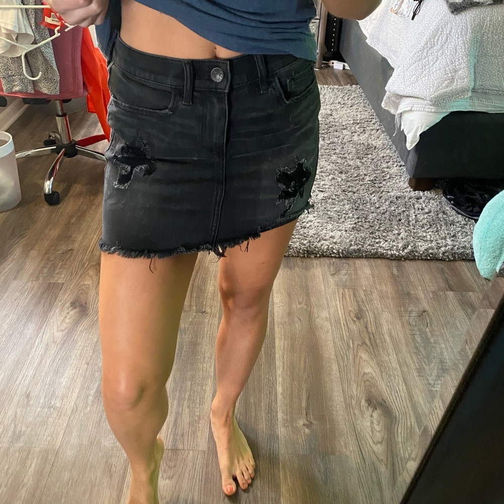 Express jean skirt